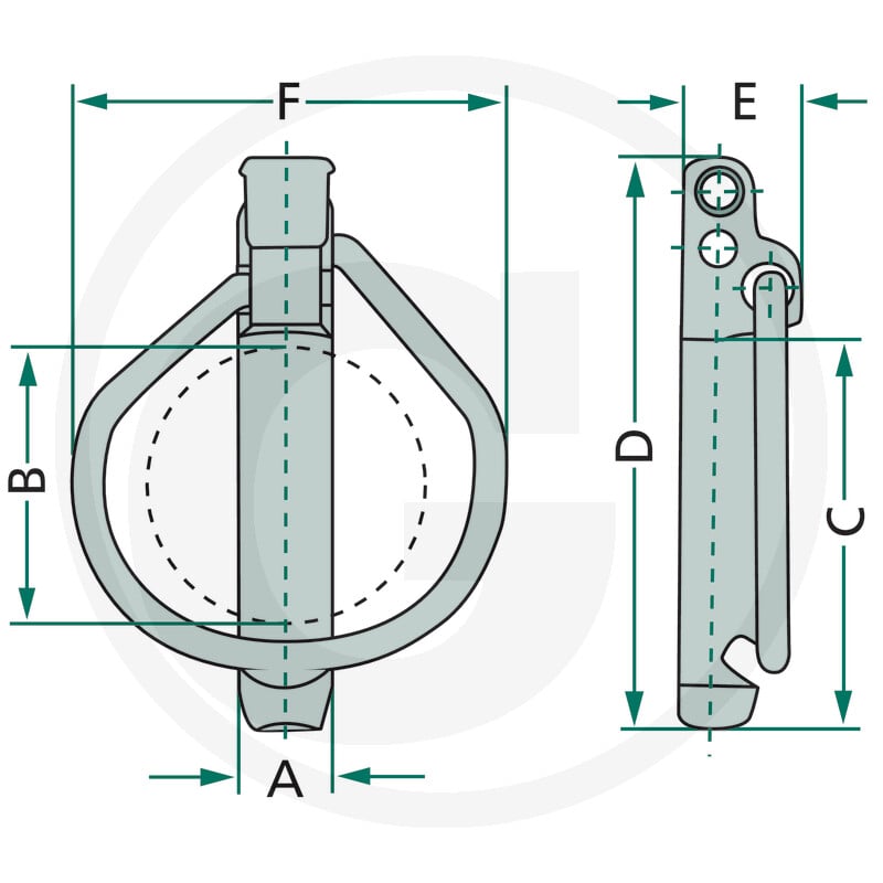 Rübig Zawleczka zatrzaskowa 6x42 20002550000 - Sklep PoltechParts