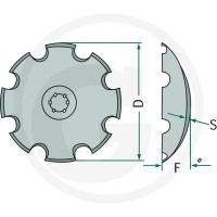 GRANIT Talerz brony talerzowej 180690001 - Sklep PoltechParts
