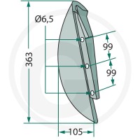 GRANIT Redlica siewnika 18099.AC-03 - Sklep PoltechParts