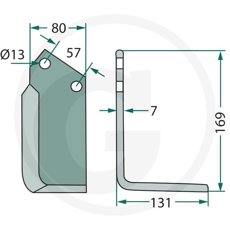 GRANIT Nóż kątowy 180KUH-29R - Sklep PoltechParts