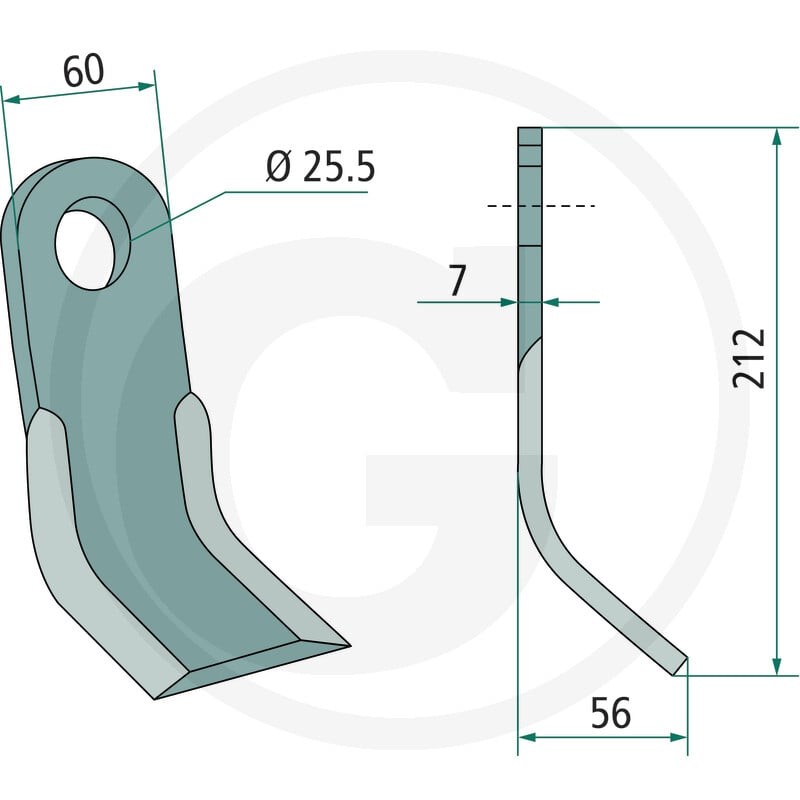 GRANIT Nóż Y 18063-TIE-03 - Sklep PoltechParts