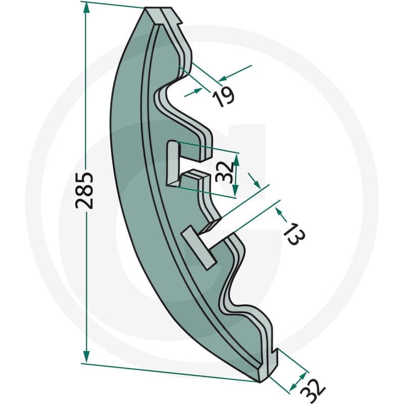 GRANIT Redlica siewnika 18099.AM-06 - Sklep PoltechParts