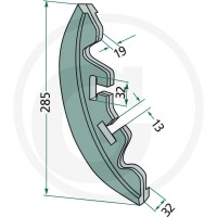 GRANIT Redlica siewnika 18099.AM-06 - Sklep PoltechParts