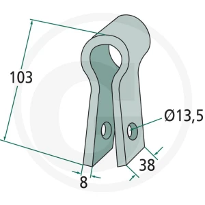 GRANIT Uchwyt 18063-TAA-04