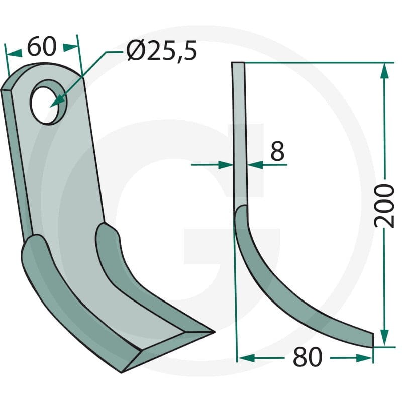 GRANIT Nóż typu Y 18063-VIG-03 - Sklep PoltechParts