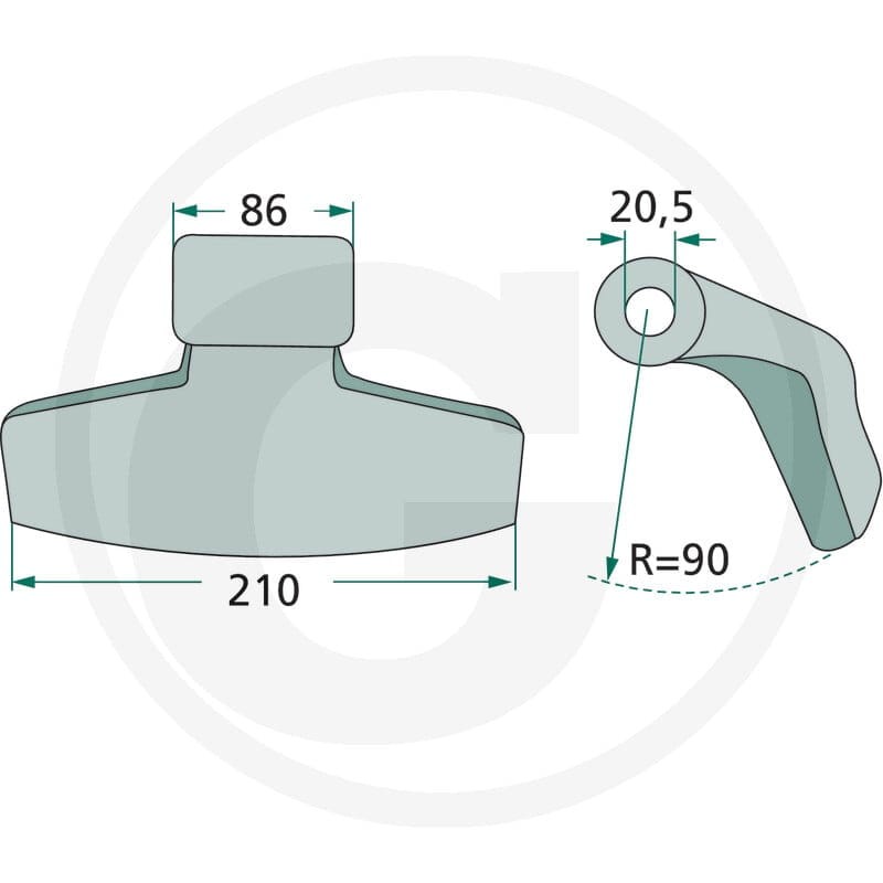 GRANIT Bijak młotkowy 18063-WIL-51 - Sklep PoltechParts