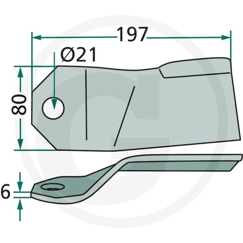 GRANIT Nóż 180J87191.00 - Sklep PoltechParts