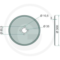 GRANIT Tarczka redlicy 180700001 - Sklep PoltechParts