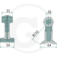 GRANIT Bijak młotkowy 18063-BOM-81 - Sklep PoltechParts