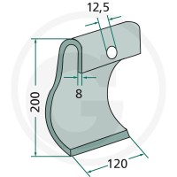 GRANIT Nóż bijakowy 18063-DUEC-51 - Sklep PoltechParts