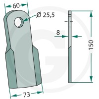 GRANIT Nóż 18063-FEI-33 - Sklep PoltechParts