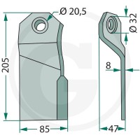 GRANIT Nóż 18063-JOS-01 - Sklep PoltechParts