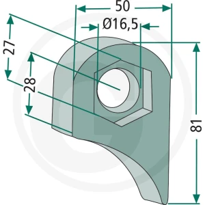 GRANIT Uchwyt 18063-RM-914