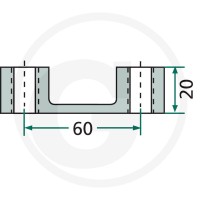 GRANIT Mocowanie zęba HD 18051-16BM-2 - Sklep PoltechParts