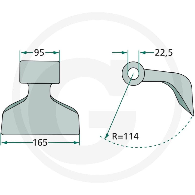 GRANIT Bijak młotkowy 18063-RM-42 - Sklep PoltechParts
