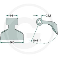 GRANIT Bijak młotkowy 18063-RM-42 - Sklep PoltechParts