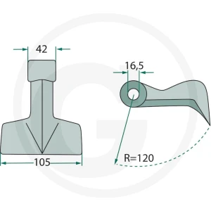 GRANIT Bijak młotkowy 18063-RM-47