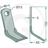 GRANIT Nóż Y 18063-ROU-54 - Sklep PoltechParts