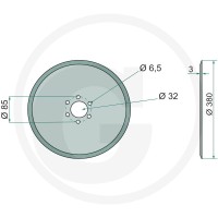 GRANIT Talerz wysiewający 1802800028 - Sklep PoltechParts