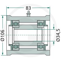 GRANIT Łożysko 18031-0016 - Sklep PoltechParts