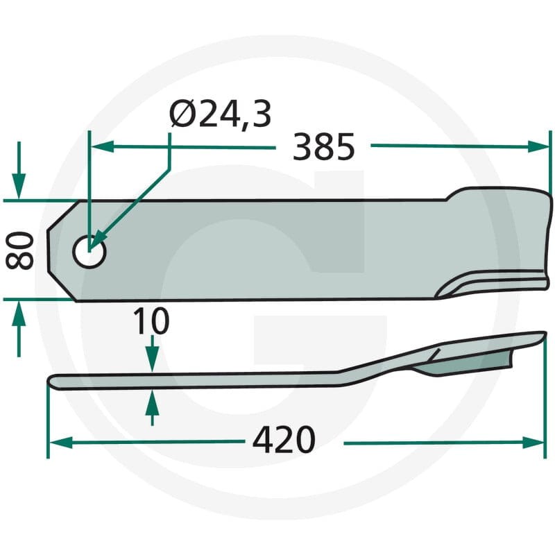 GRANIT Nóż bijakowy 18063-IND-34-AR - Sklep PoltechParts