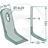 GRANIT Nóż typu Y 18063-PRZ-01 - Sklep PoltechParts