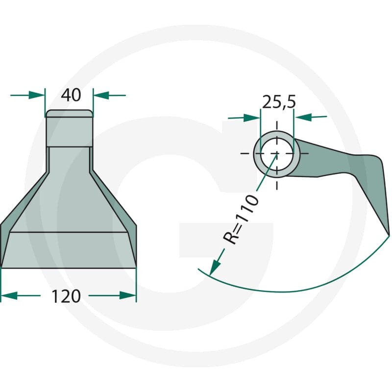 GRANIT Bijak młotkowy 18063-RM-4-25 - Sklep PoltechParts