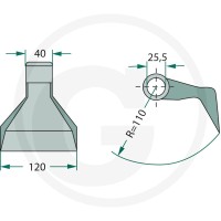 GRANIT Bijak młotkowy 18063-RM-4-25 - Sklep PoltechParts