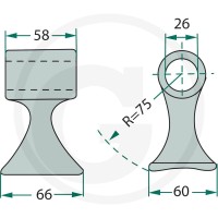 GRANIT Bijak młotkowy 18063-RM-800 - Sklep PoltechParts