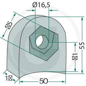 GRANIT Uchwyt 18063-RM-904