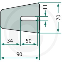 GRANIT Skrobak metalowy 18051-A103 - Sklep PoltechParts