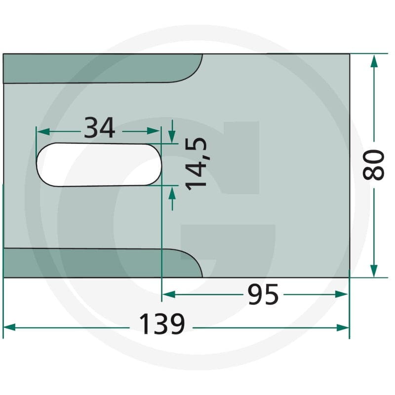 GRANIT Skrobak metalowy 18051-V100 - Sklep PoltechParts