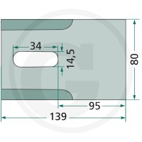 GRANIT Skrobak metalowy 18051-V100 - Sklep PoltechParts