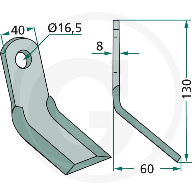 GRANIT Nóż typu Y 18063-FEI-34 - Sklep PoltechParts