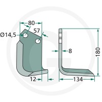 GRANIT Nóż kątowy 180CEL-10L - Sklep PoltechParts
