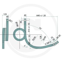 GRANIT Ząb sprężynowy 180101.304671 - Sklep PoltechParts