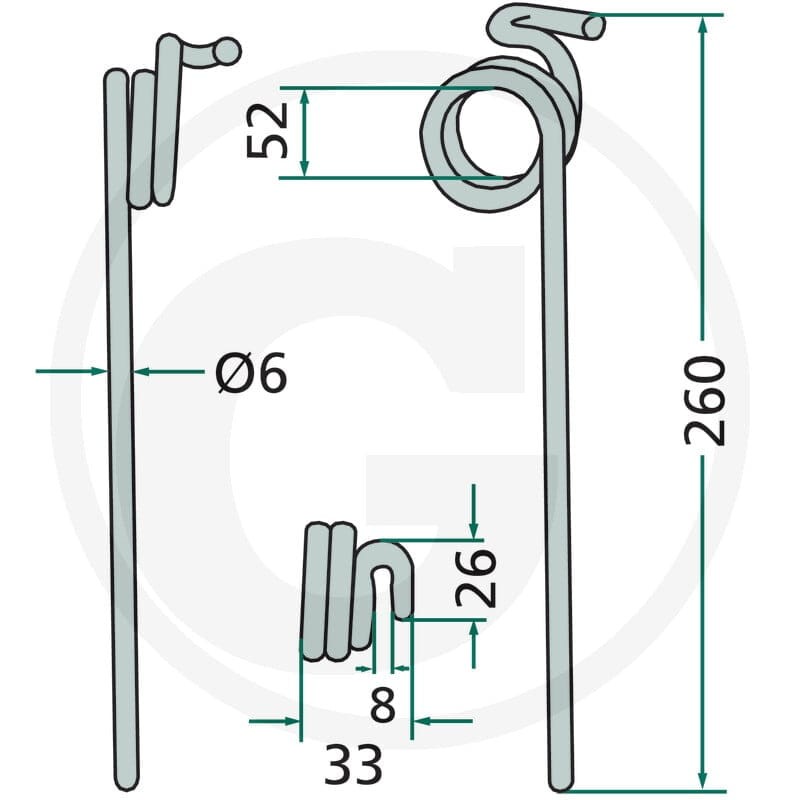 GRANIT Palec zagarniający siewnika 18010.ST-FI - Sklep PoltechParts