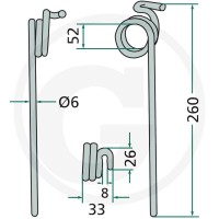 GRANIT Palec zagarniający siewnika 18010.ST-FI - Sklep PoltechParts