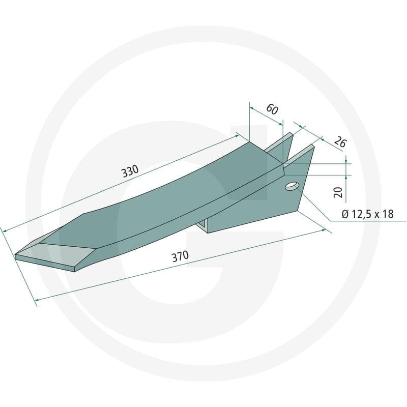 GRANIT Lemiesz dłutowy 180180114 - Sklep PoltechParts