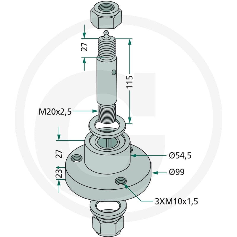 GRANIT Łożysko ślizgowe 18031-0094 - Sklep PoltechParts