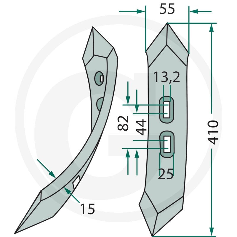 GRANIT Lemiesz dłutowy płaski 1803200342 - Sklep PoltechParts