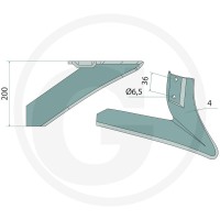 GRANIT Skrzydło redlicy 1803200432 - Sklep PoltechParts
