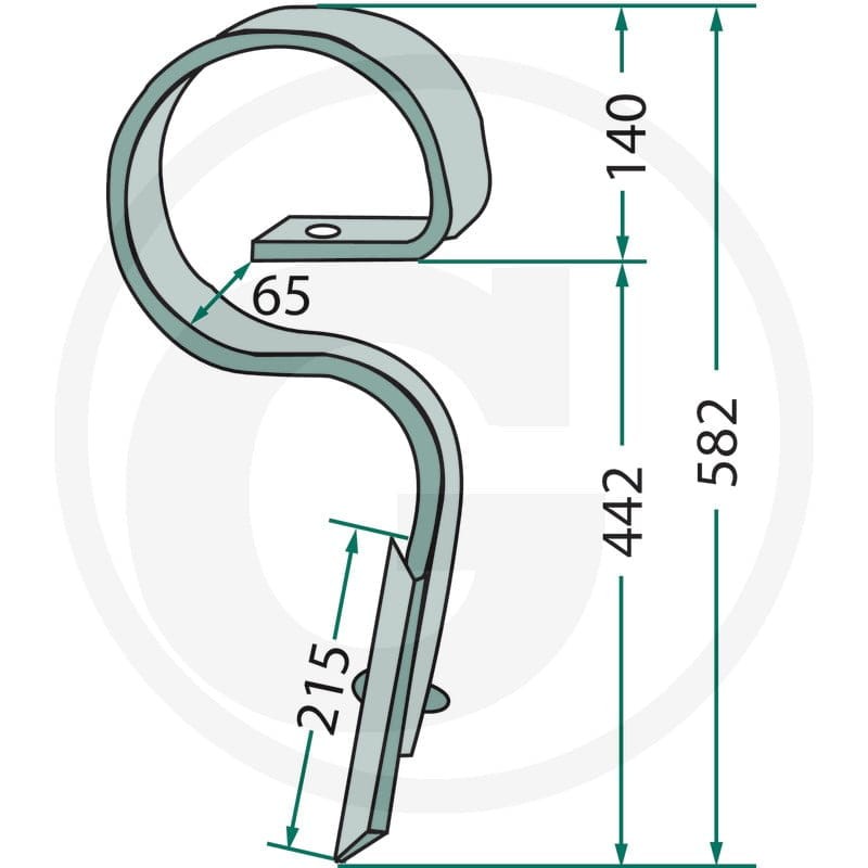 GRANIT Palec sprężynowy 1803400064 - Sklep PoltechParts