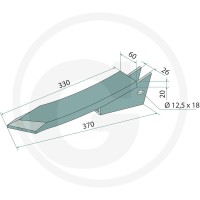 GRANIT Lemiesz dłutowy 180180116 - Sklep PoltechParts