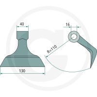 GRANIT Bijak młotkowy 180180324 - Sklep PoltechParts