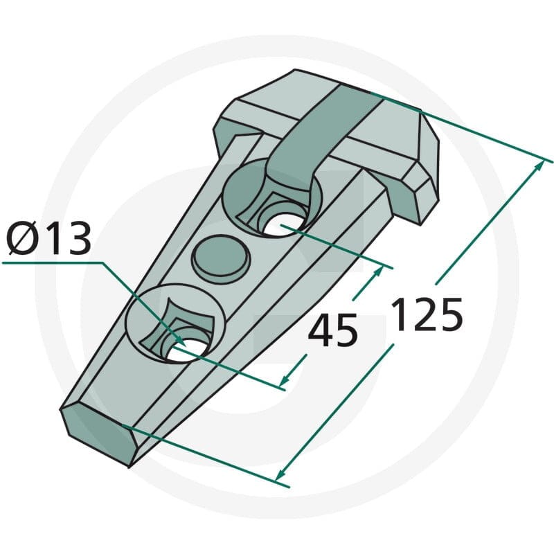 GRANIT Uchwyt 180200-QCA-4710 - Sklep PoltechParts