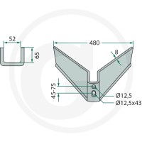 GRANIT Redlica skrzydełkowa 180101480-45-75-2 - Sklep PoltechParts