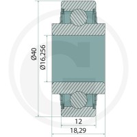 GRANIT Łożysko kulkowe 18012004 - Sklep PoltechParts