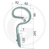 GRANIT Zęby kultywatora 1802.G63 - Sklep PoltechParts