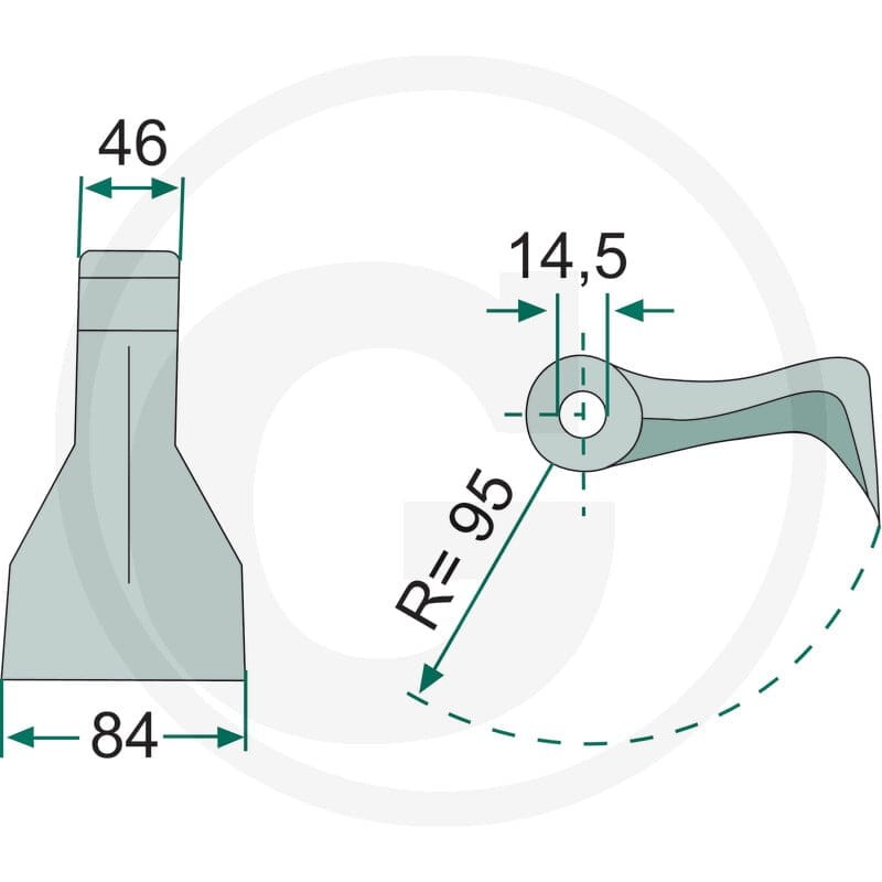 GRANIT Bijak młotkowy 1803200214 - Sklep PoltechParts